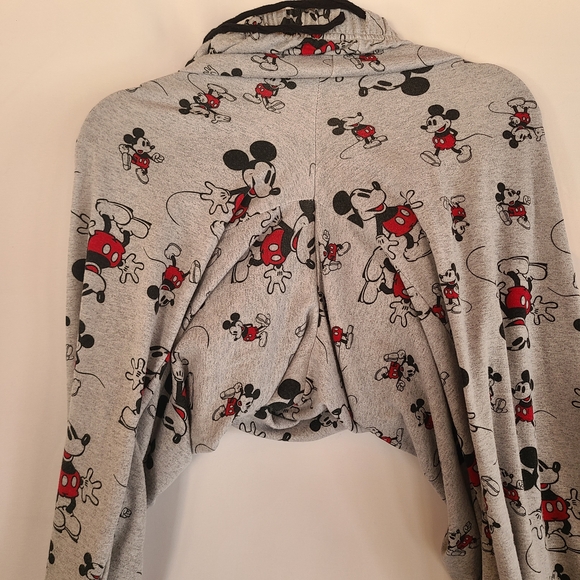 Disney Mickey Mouse Womens Lounge Pajamas - Gray and Red Size Xl - Picture 6 of 12